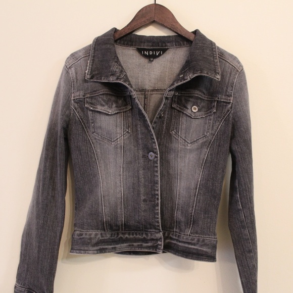 Grey-Washed Denim Jacket - Picture 1 of 2